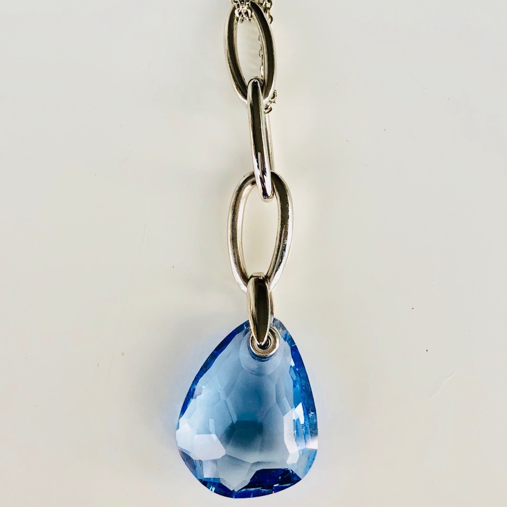 Swarovski 1035223 Parallele Mini Sapphire necklace